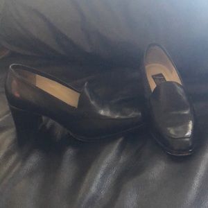 Black slip on shoes